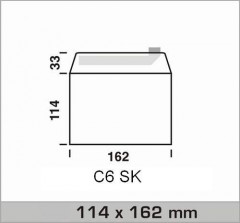 Конверт Бумажный Конверт C6 SK